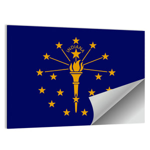 Flag Of Indiana Wall Art