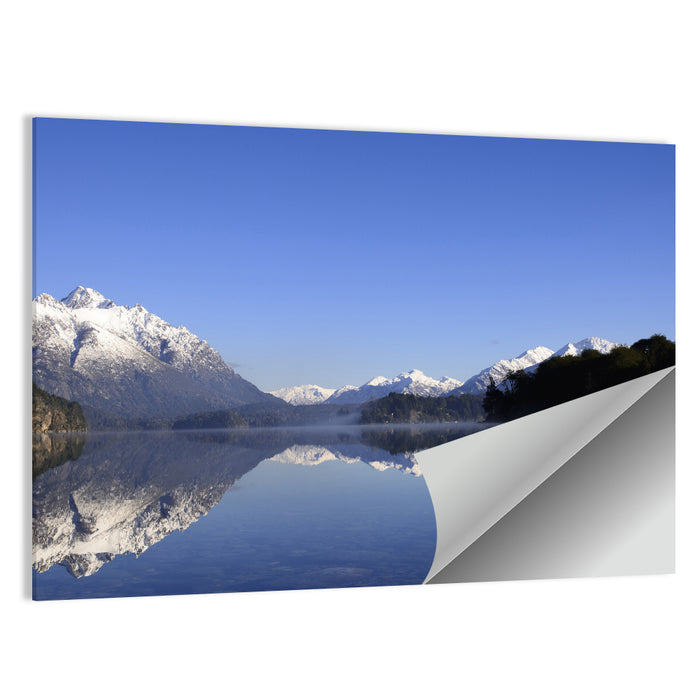 San Carlos De Bariloche Lake Reflection Wall Art as a poster print