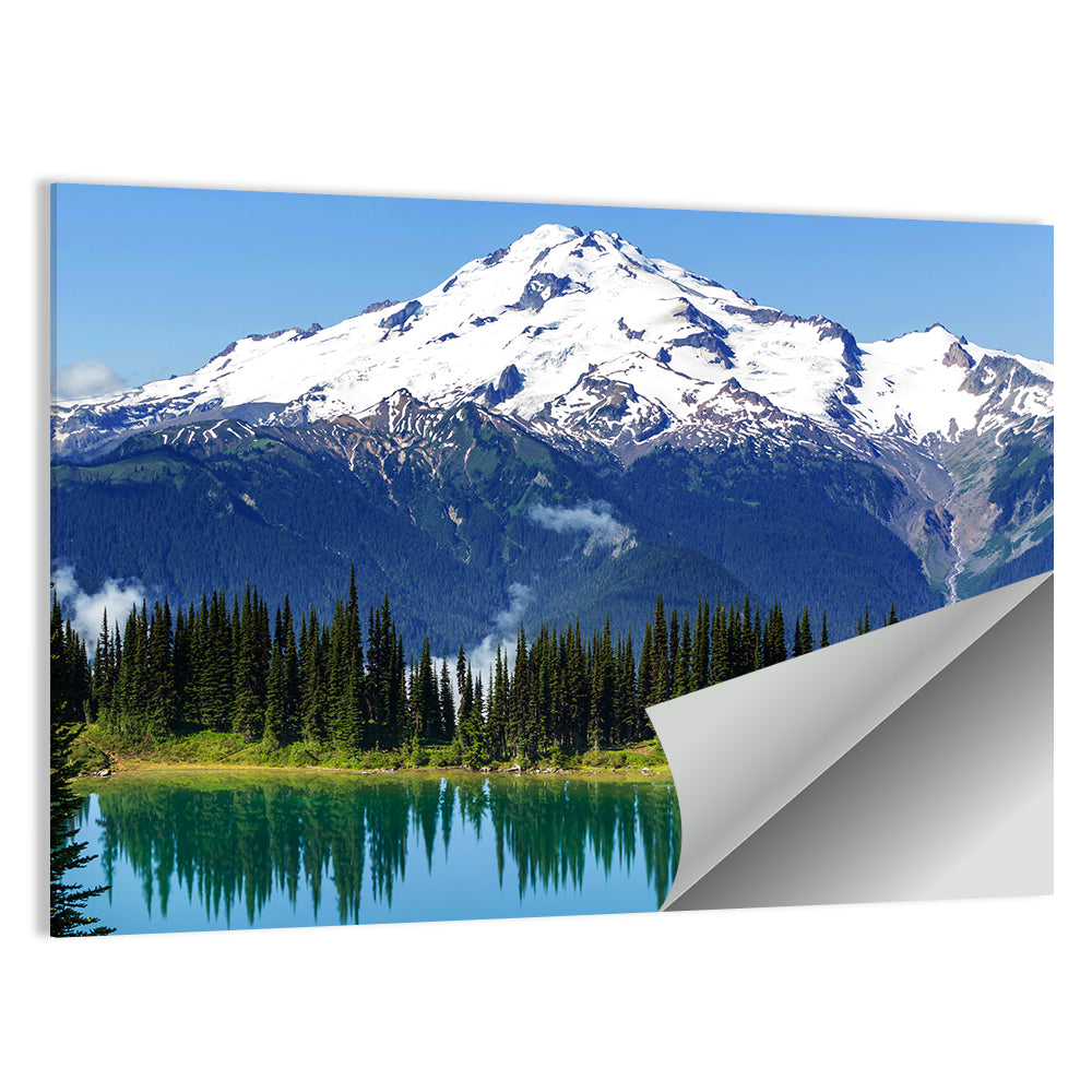 Mount Rainier Lake Reflection Wall Art
