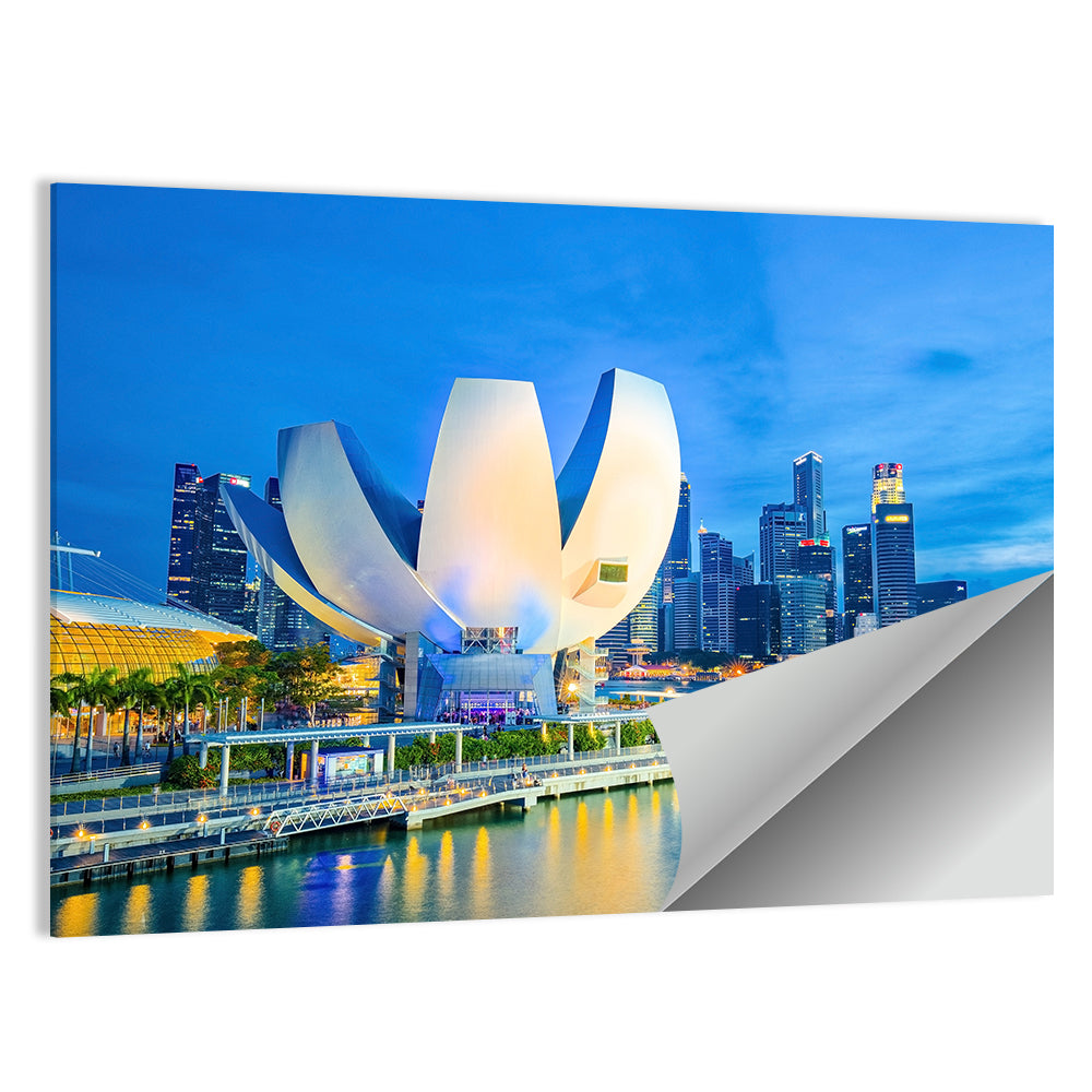 Marina Bay with Artscience Museum Wall Art