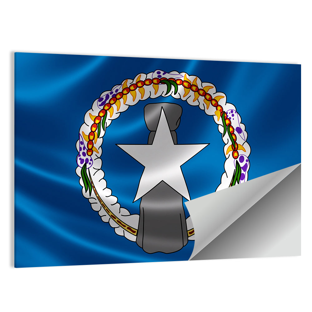 Northern Mariana Islands Flag Wall Art