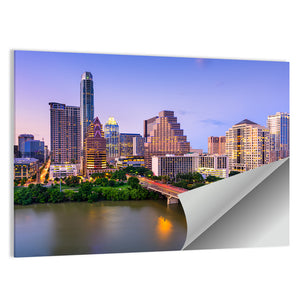 Austin Downtown Skyline Wall Art