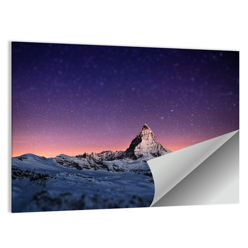 Matterhorn Nightscape Wall Art