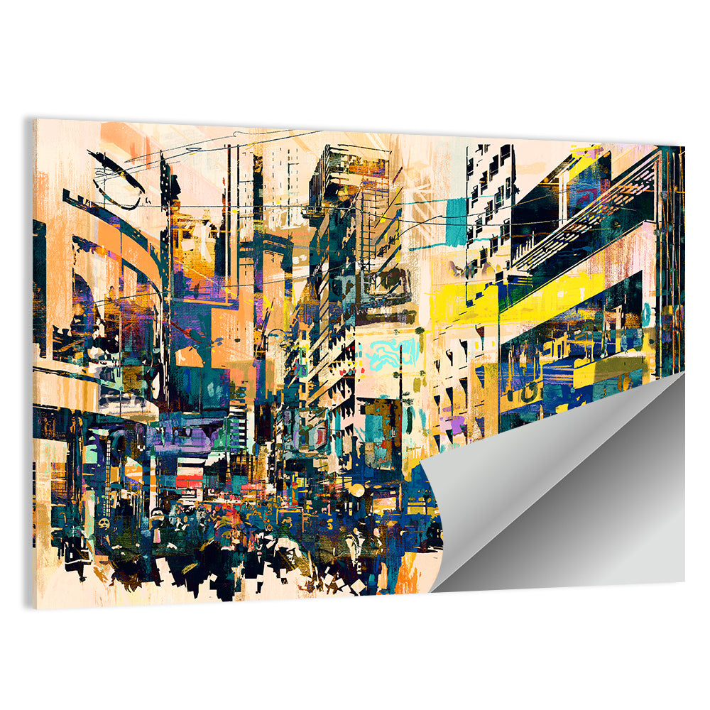 Urban Corridor Abstract Wall Art