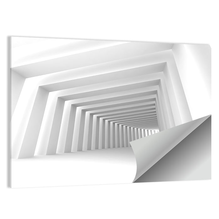 Luminous Corridor Wall Art as a poster print