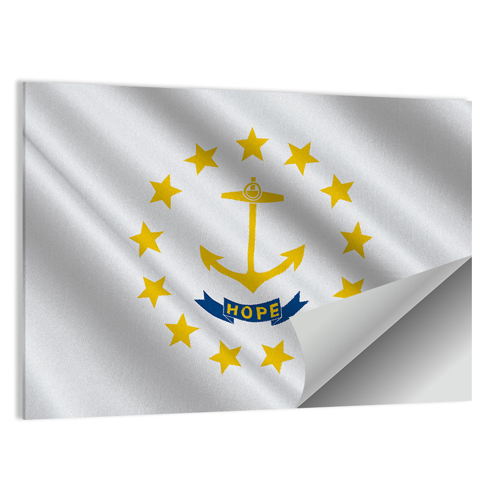 Rhode Island State Flag Wall Art