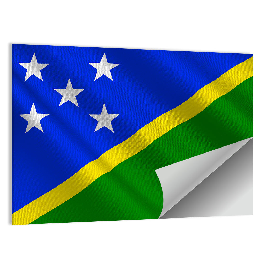 Solomon Islands Flag Wall Art