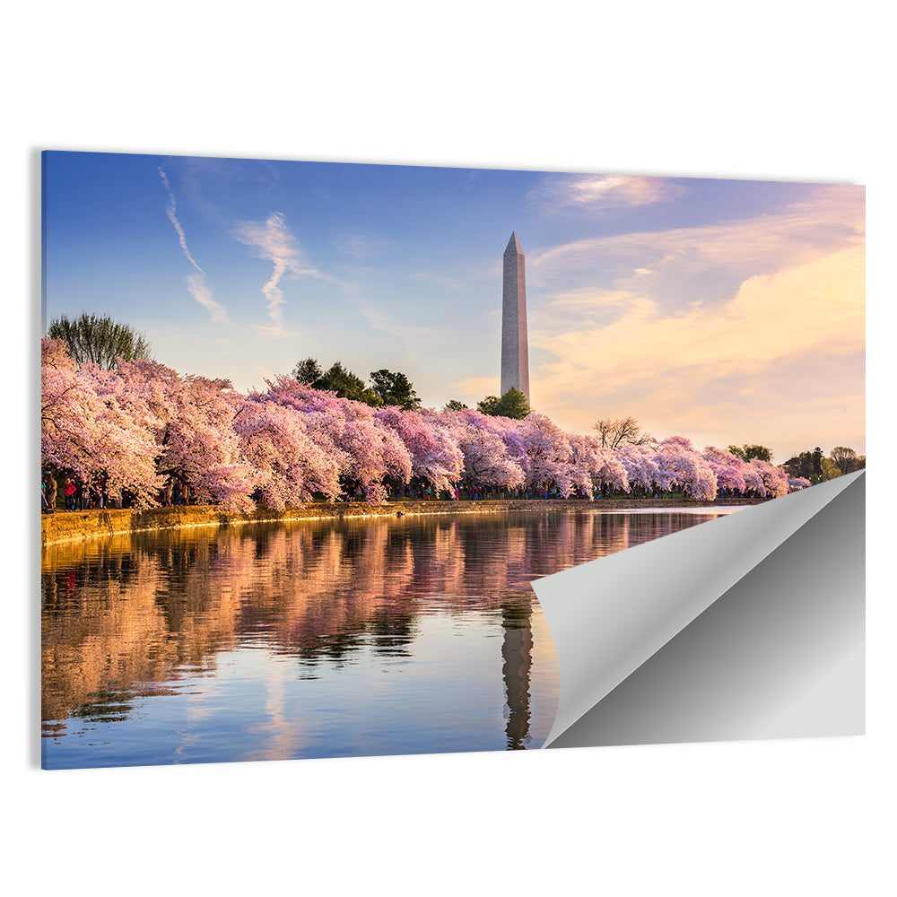Tidal Basin With Washington Monument Wall Art
