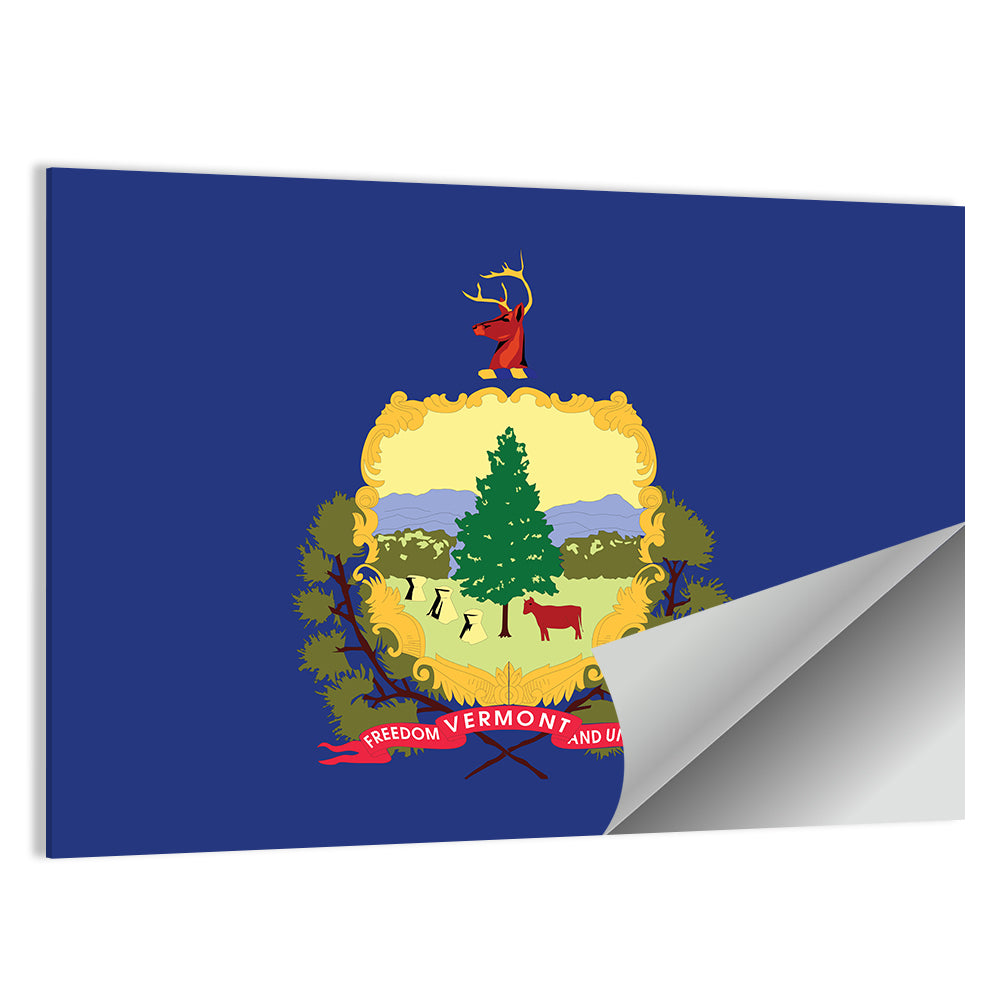 Vermont State Flag Wall Art