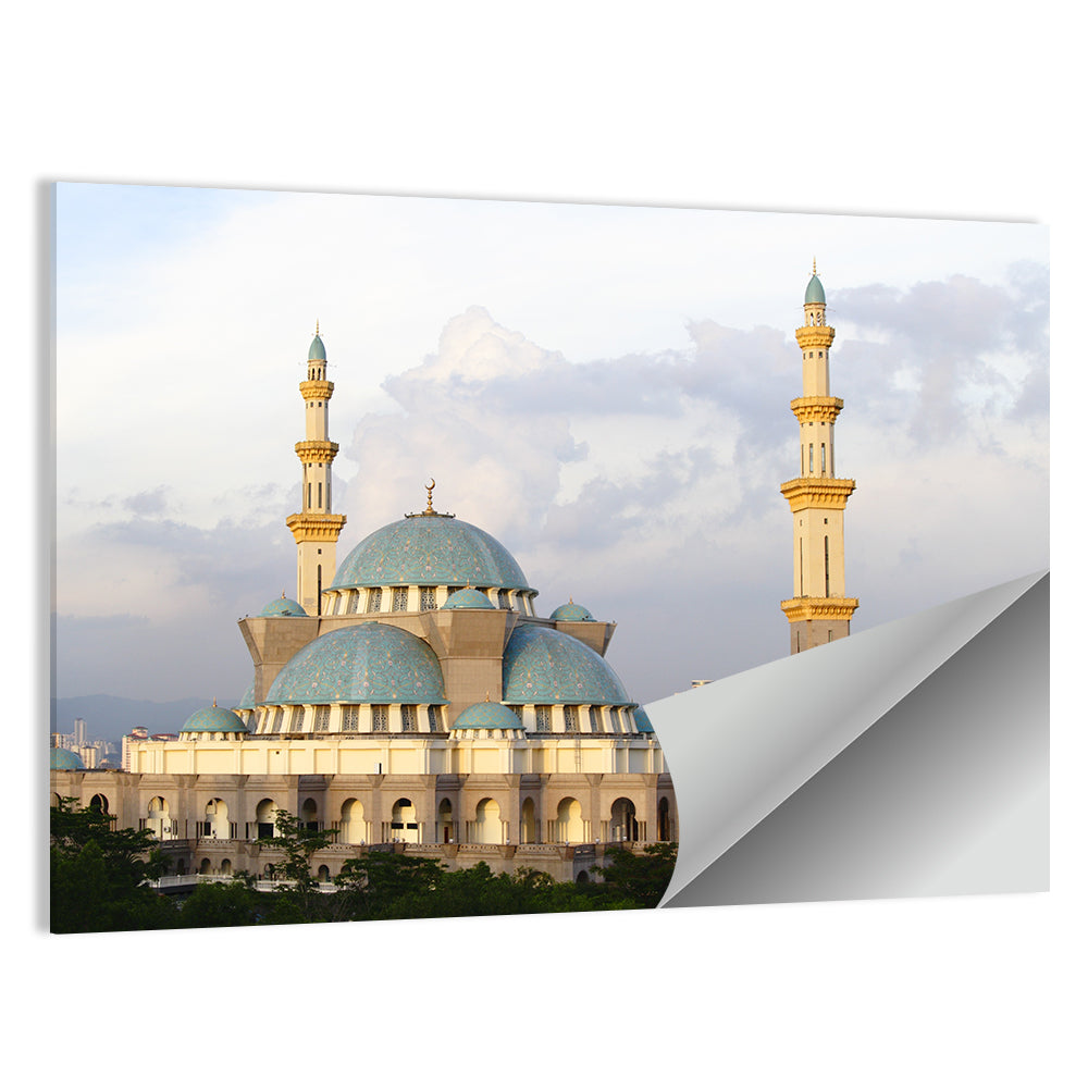 Federal Territory Mosque with Blue Domes Wall Art