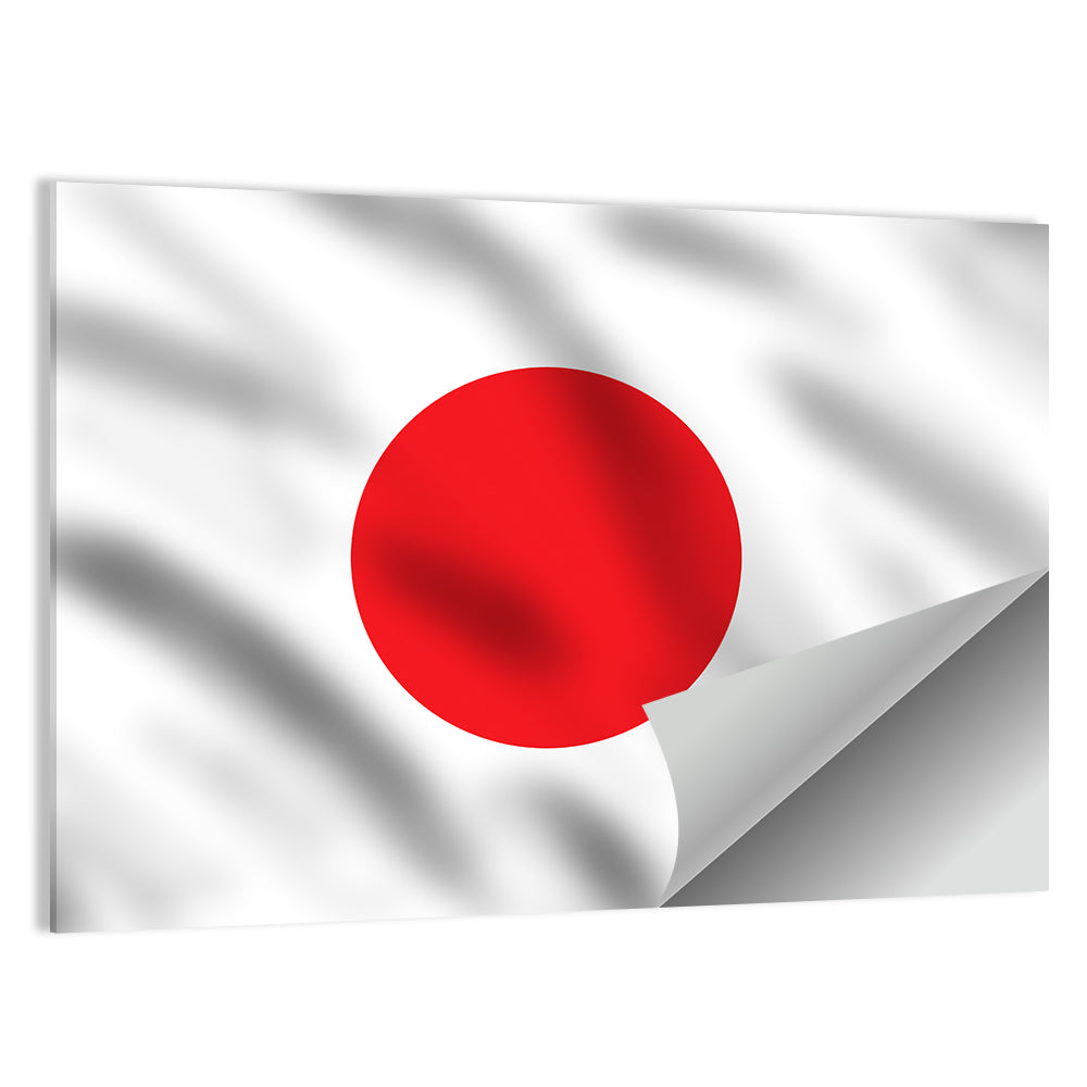 Japanese Flag Circle Study Wall Art