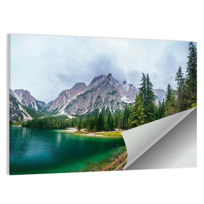 Lago Di Braies, Dolomites Wall Art as a poster print