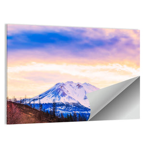 Mount Shesta At Sunset Wall Art