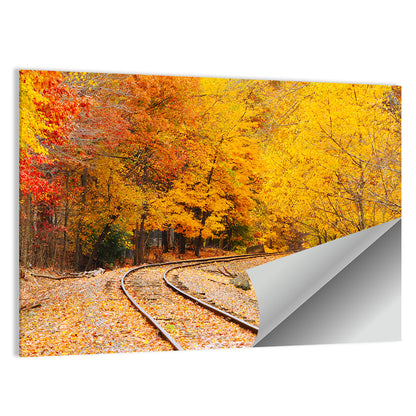 An Old Railroad Track Wall Art
