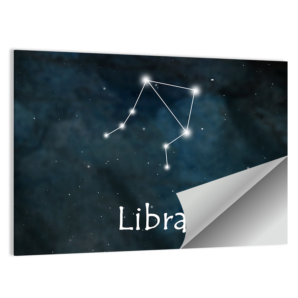 Libra Horoscope Constellation Wall Art