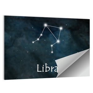 Libra Horoscope Constellation Wall Art