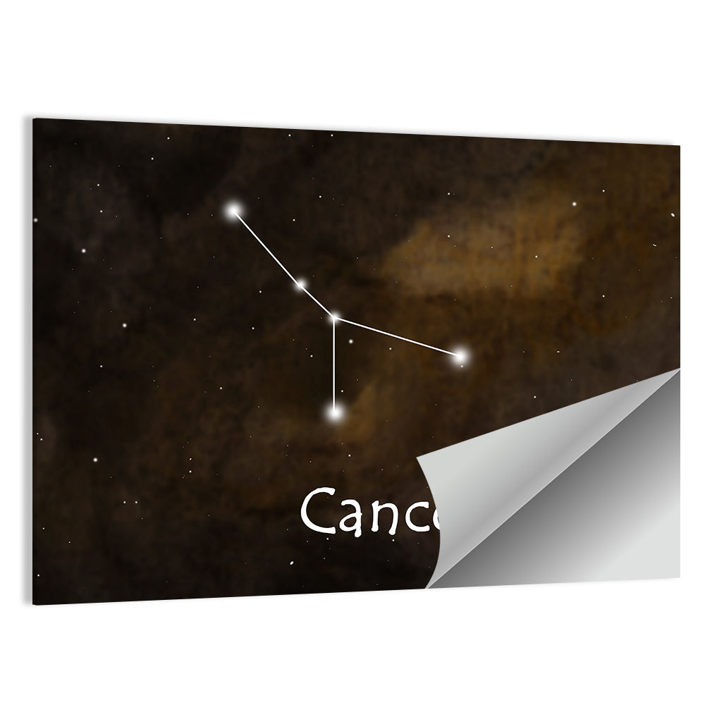 Cancer Zodiac Constellation Wall Art