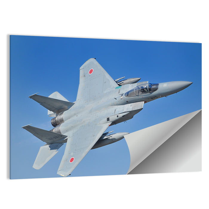 Jasdf F-15 Eagle Fighter Wall Art as a poster print