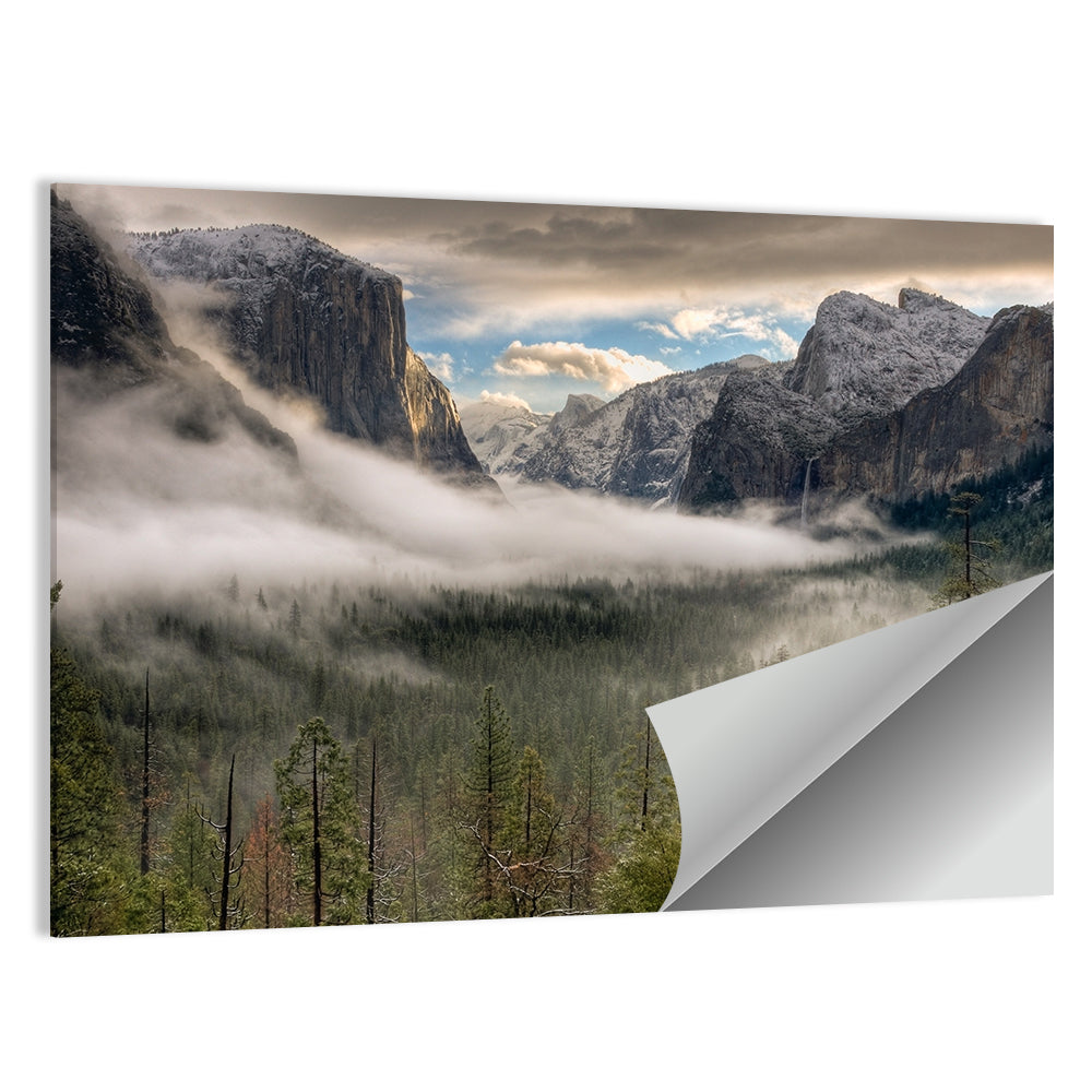 Misty Yosemite Valley Wall Art