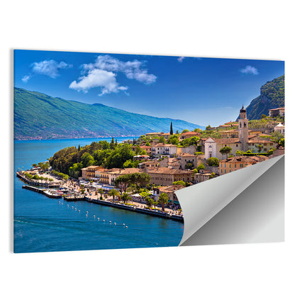 Limone sul Garda Waterfront View In Italy Wall Art