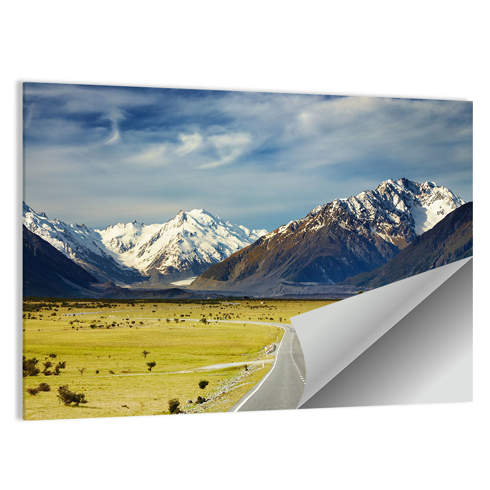 Road to Aoraki Mount Cook Wall Art