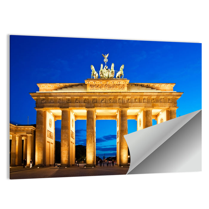 Brandenburg Gate at Dusk Wall Art as a poster print