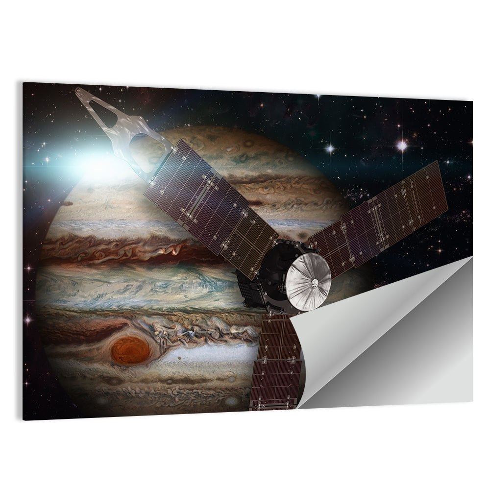 Juno Spacecraft Over Jupiter Wall Art