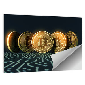 Virtual Bitcoins Wall Art