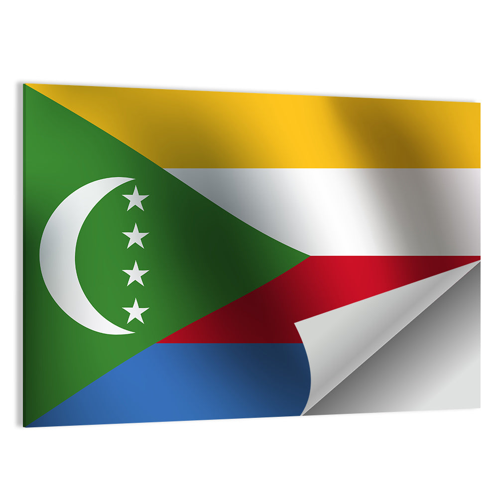 Comoros National Flag Wall Art
