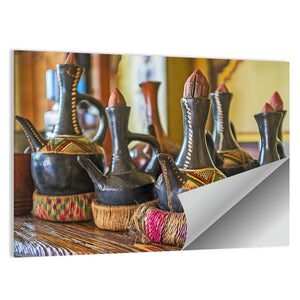 African Cafe Bar Counter Wall Art