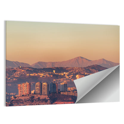 Hills Overlooking Valparaiso Wall Art