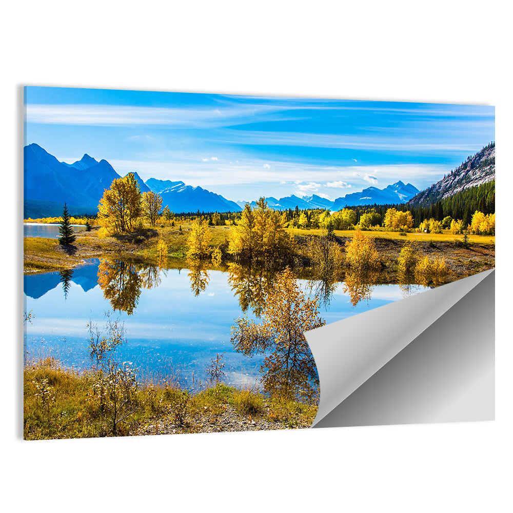 Abraham Lake Reflection, Canadian Rockies Wall Art