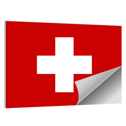 Flag Of Switzerland Wall Art