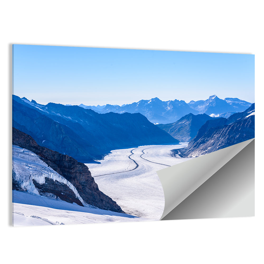 Aletsch Glacier Swiss Alps Wall Art