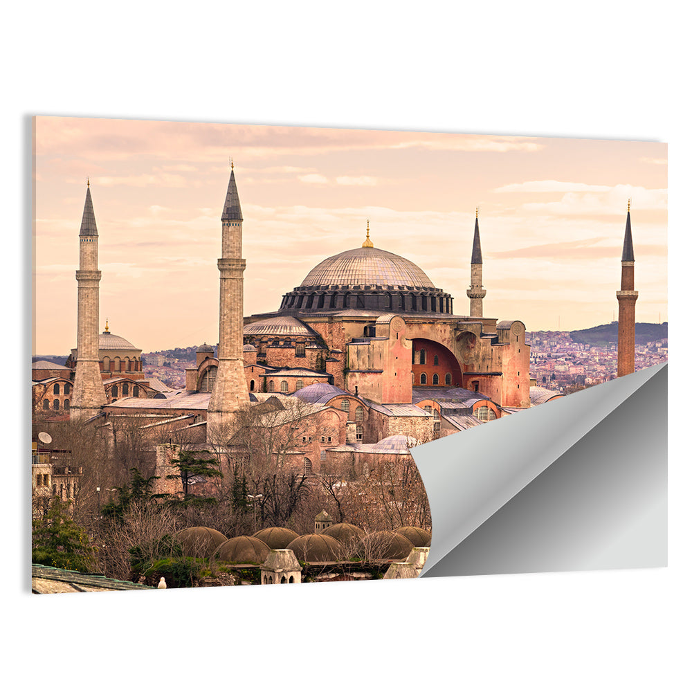 Hagia Sophia Dome and Minarets Wall Art