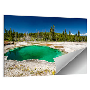 Abyss Pool In Yellowstone National Park Wall Art