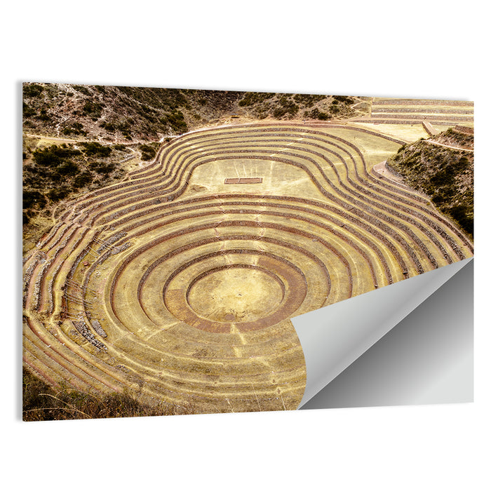 Moray Terraces, Maras Peru Wall Art as a poster print