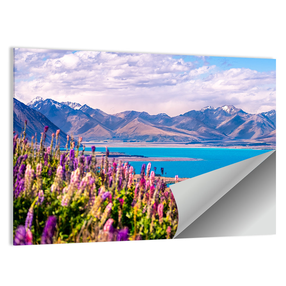 Lake Tekapo Lupine Meadow Wall Art