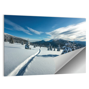 Snowy Carpathian Mountains Ukraine Wall Art