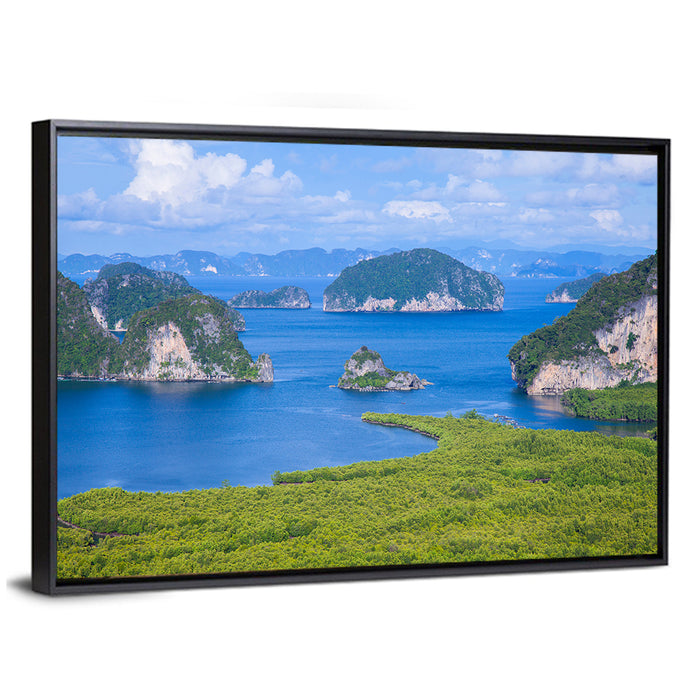 Samed Nangchee Viewpoint Wall Art as a framed canvas