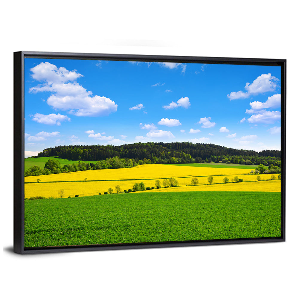 Spring Czech Countryside Landscape Wall Art