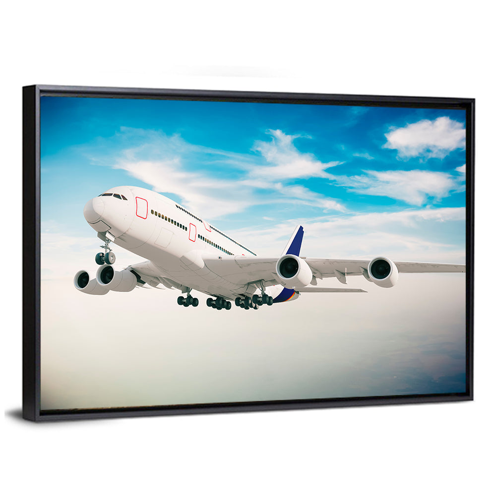 Four-engine Airliner in Flight Wall Art