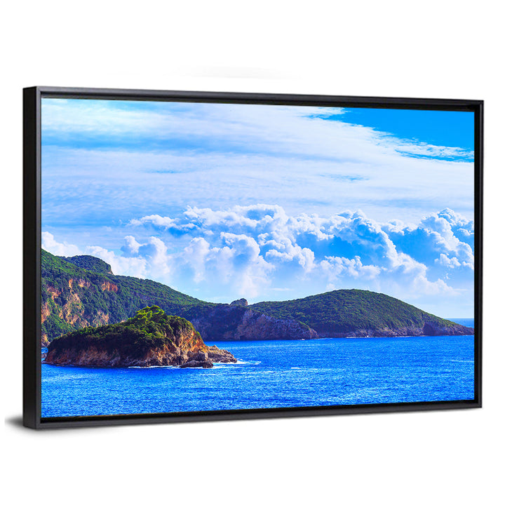 Paleokastrica Coastline, Corfu Wall Art
