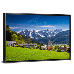 Village Gosau In Austrian Alps Wall Art