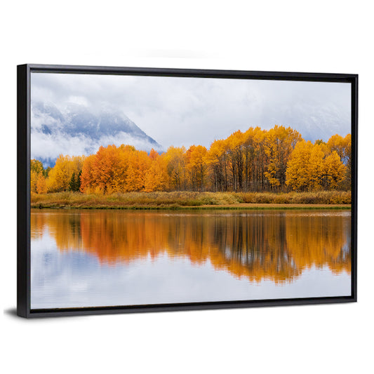 Grand Teton In Autumn Wall Art