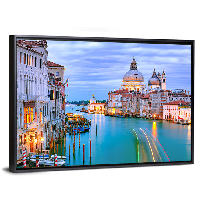 Basilica Di Santa Maria Della Salute, Venice Wall Art as a framed canvas