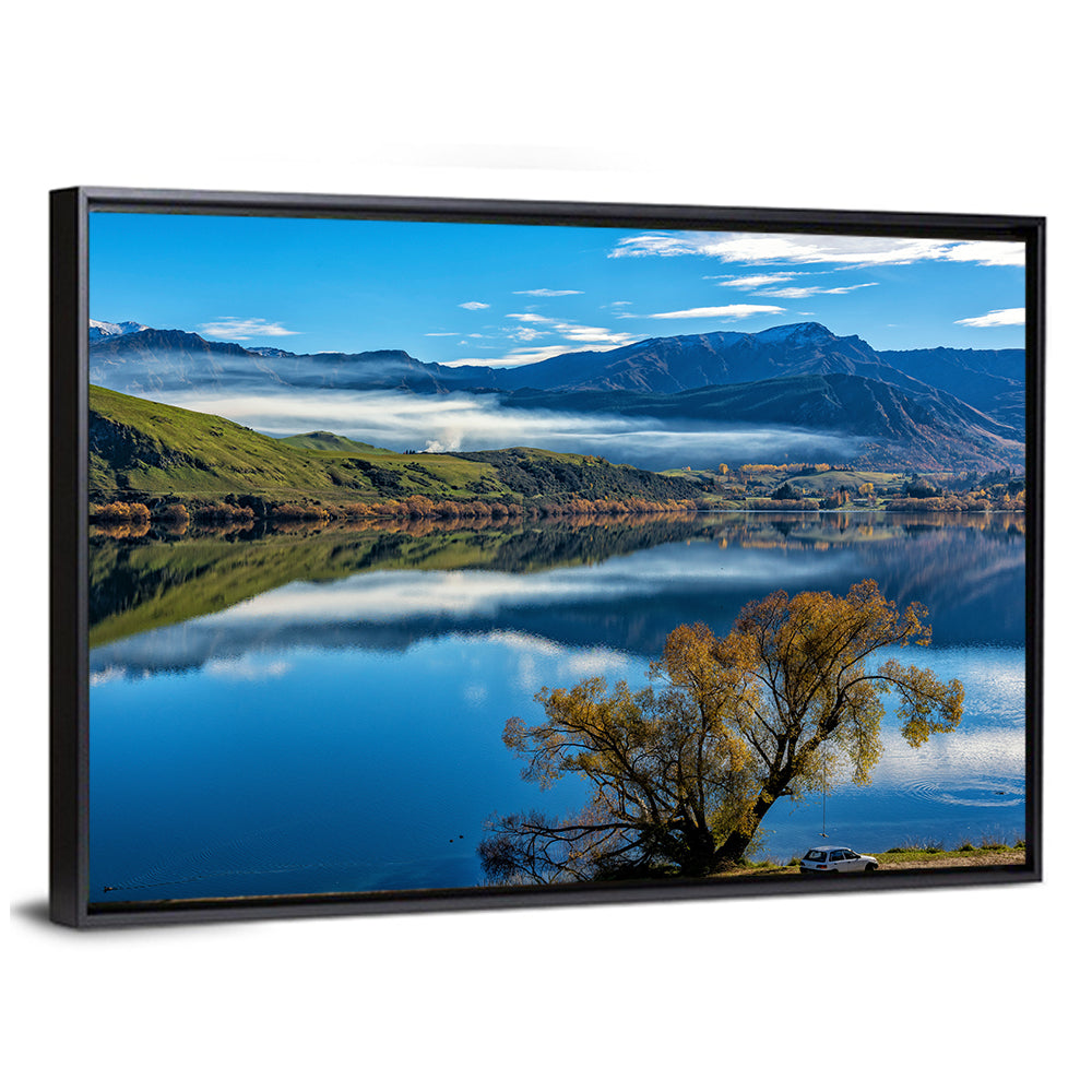 Lake Hayes Autumn Reflection Wall Art