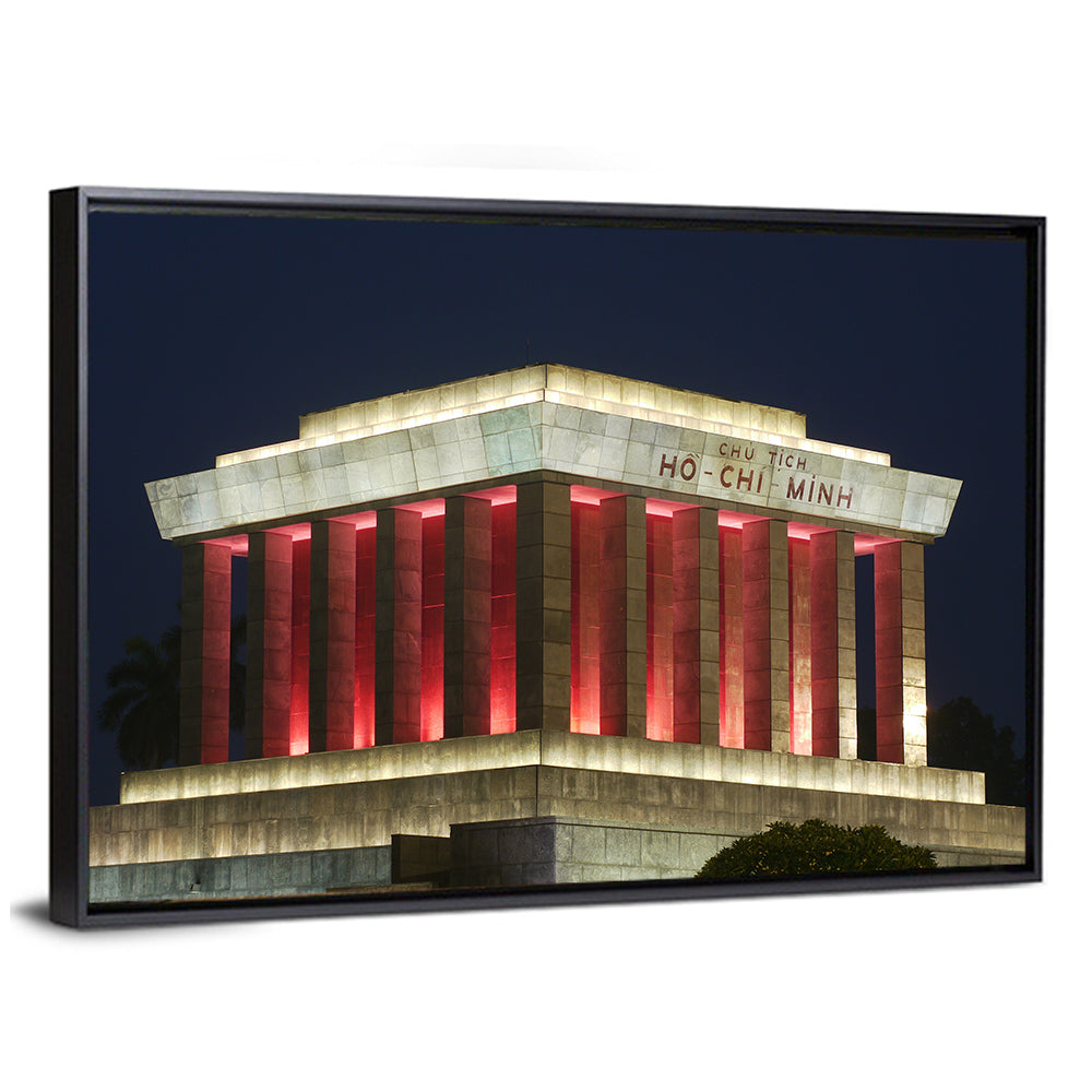 Ho Chi Minh Mausoleum at Night Wall Art