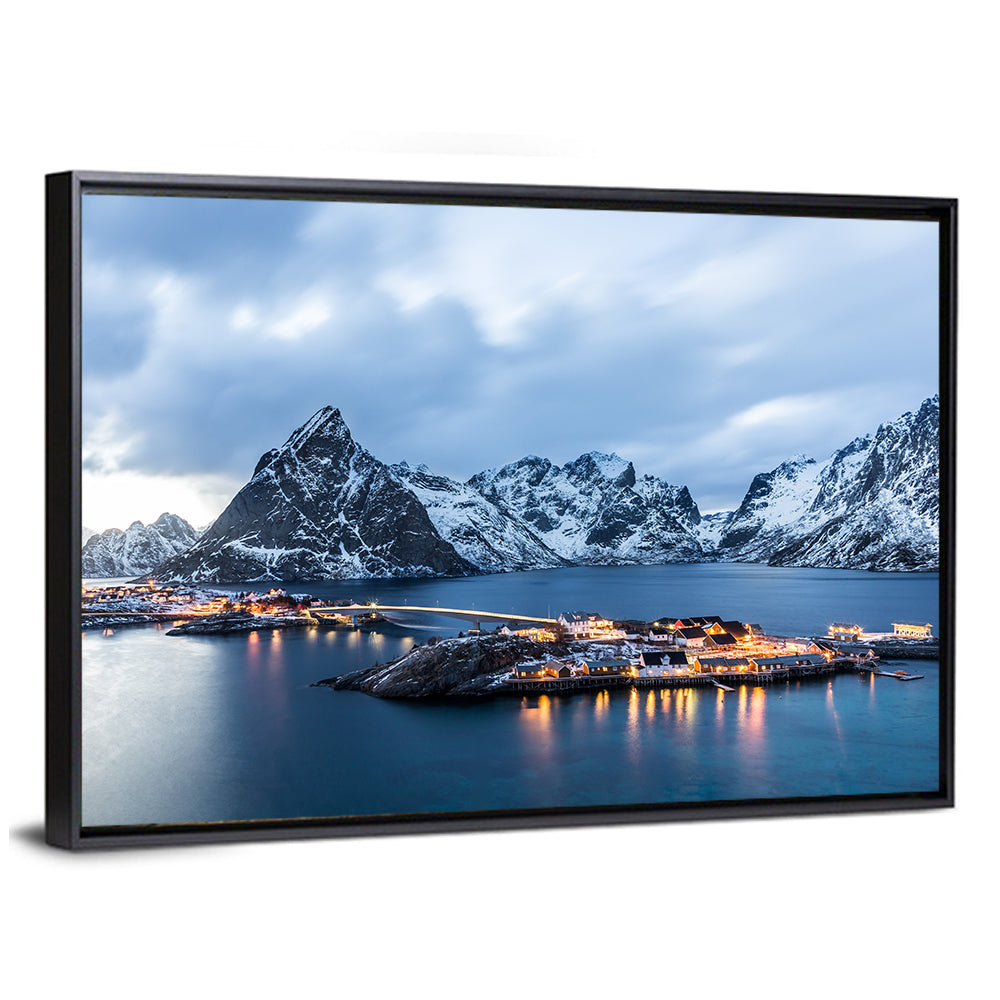 Blue Hour Over Reine, Lofoten Wall Art