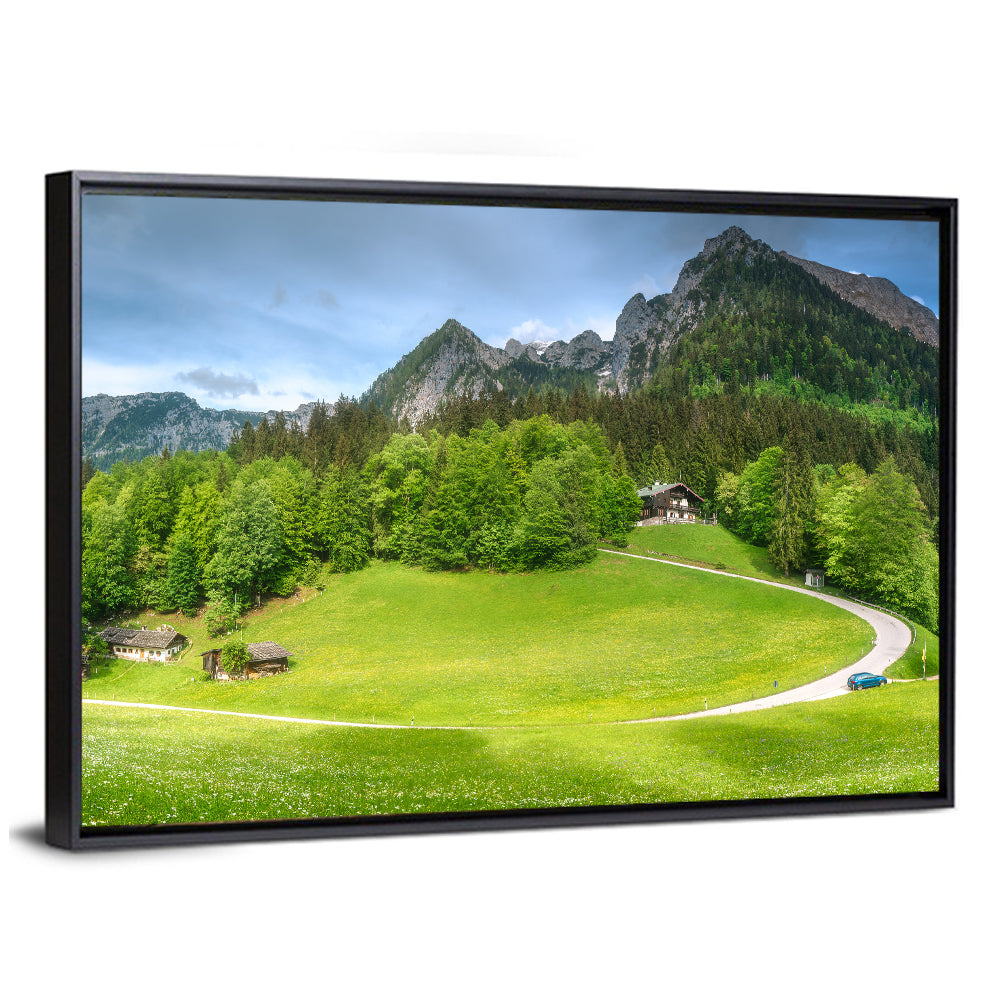 Berchtesgaden Meadow Road Wall Art